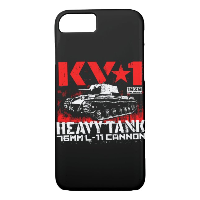 KV-1 Soviet heavy tank Case-Mate iPhone Case (Back)