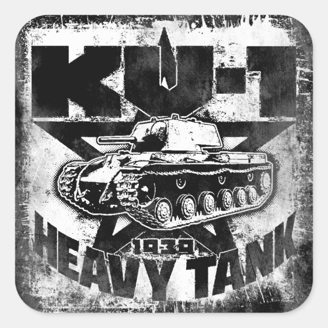 KV-1 Square Sticker Sticker (Front)