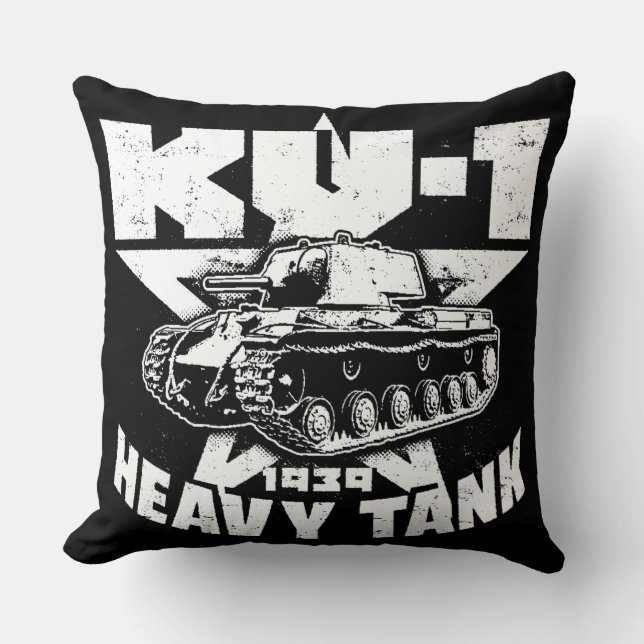 KV-1 Throw Pillow Throw Pillow (Front)