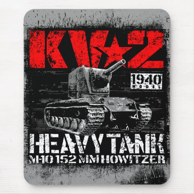 KV-2 Soviet heavy tank Mouse Pad (Front)