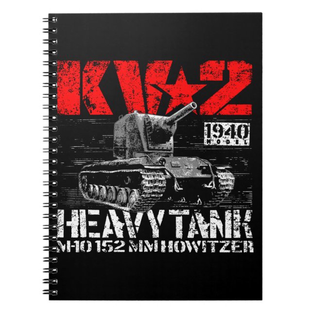 KV-2 Soviet heavy tank Notebook (Front)