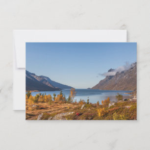 Kvaloya Island Norway Card