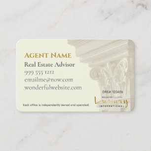 KW luxury column biz cards