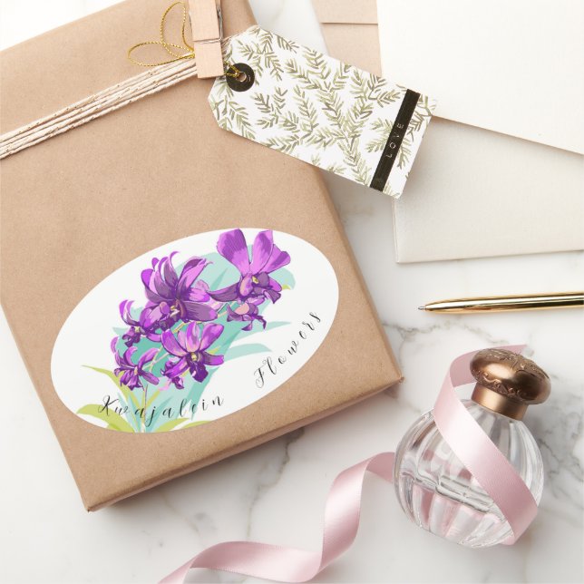 Kwaj Flower Sticker (Gifting)