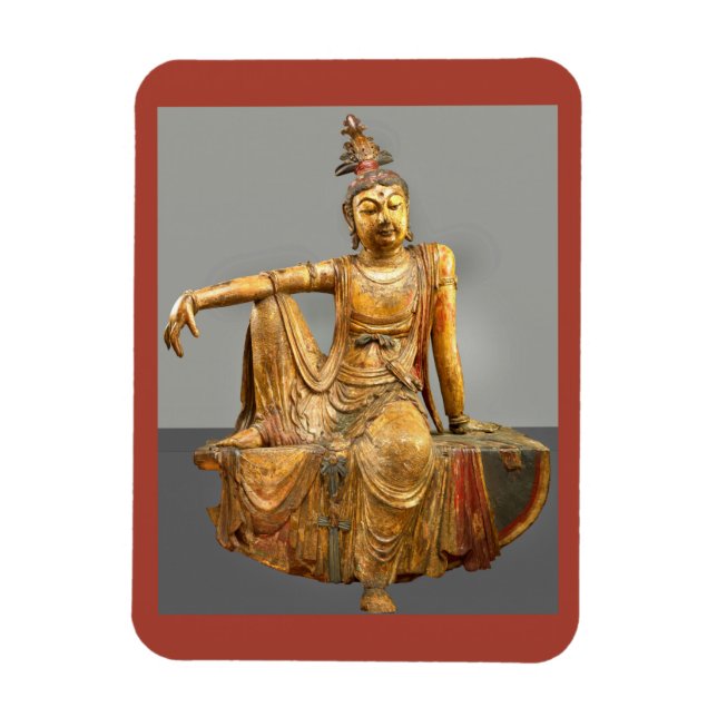 Kwan Yin or Guanyin Chinese Goddess of Mercy Magnet (Vertical)