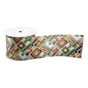 Kwanzaa African American Holiday Satin Ribbon