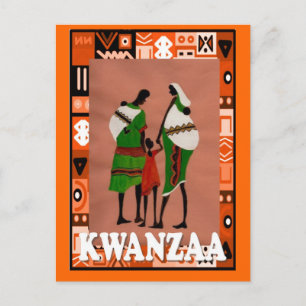 Kwanzaa - African family Postcard