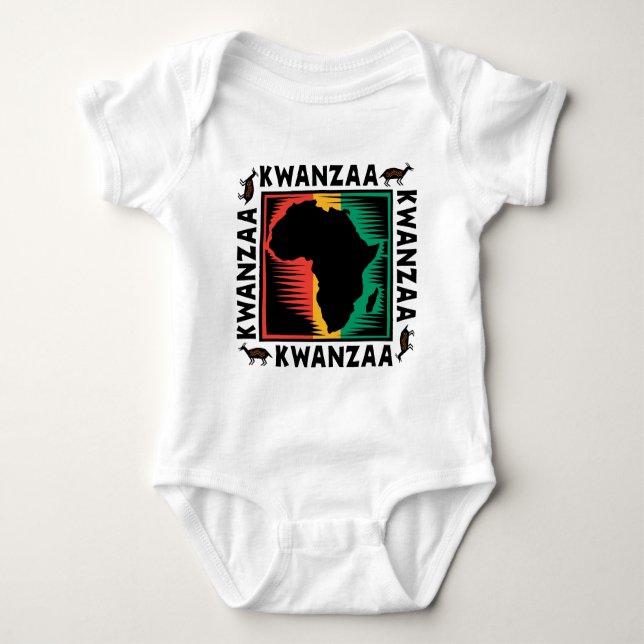 Kwanzaa Baby Bodysuit (Front)