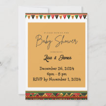 Kwanzaa Baby Shower Invite