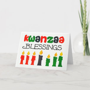 Kwanzaa Blessings Greeting Card