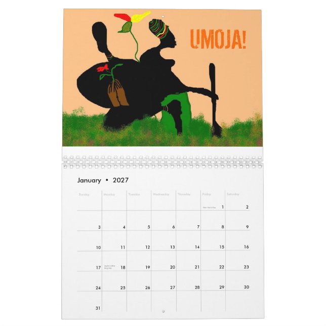 KWANZAA CALENDAR (Jan 2027)
