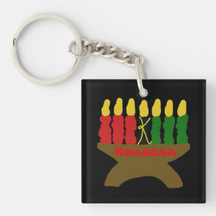Kwanzaa Candles Key Ring