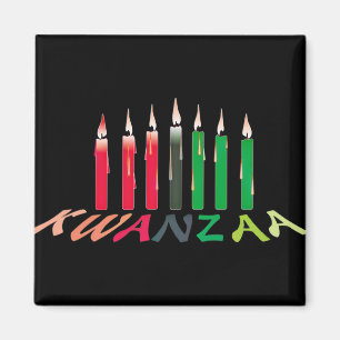 Kwanzaa Candles Magnet