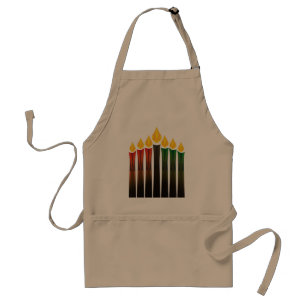 kwanzaa candles standard apron