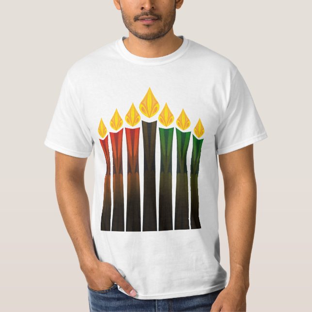 kwanzaa candles T-Shirt (Front)