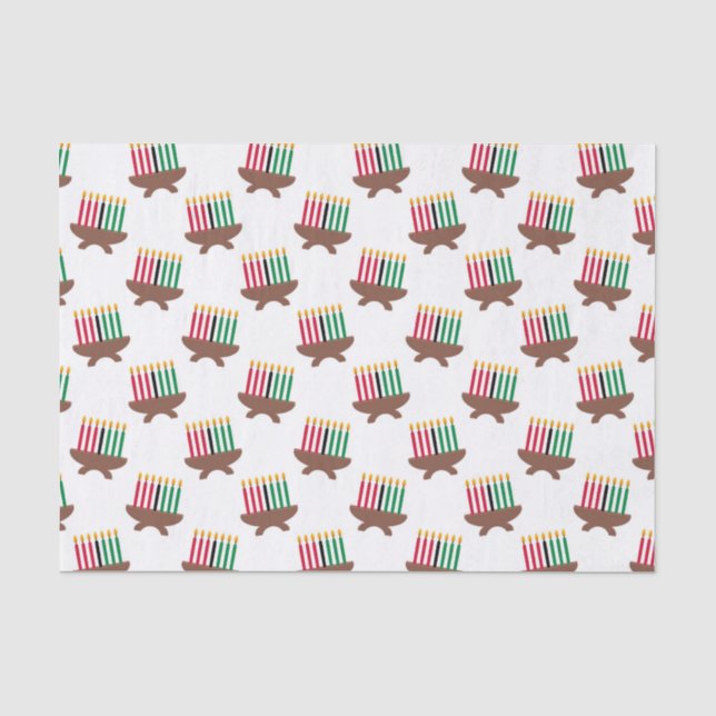 Kwanzaa Candles Tissue Paper (Front)