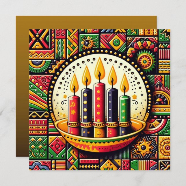 Kwanzaa  card (Front/Back)