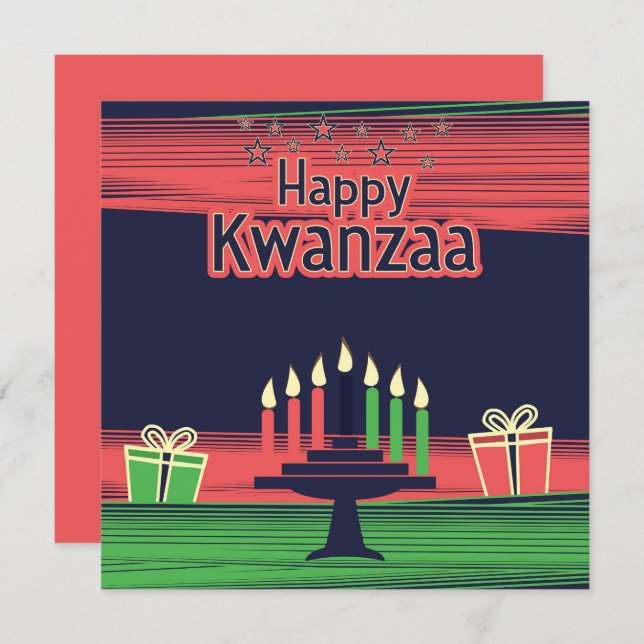 Kwanzaa  card (Front/Back)