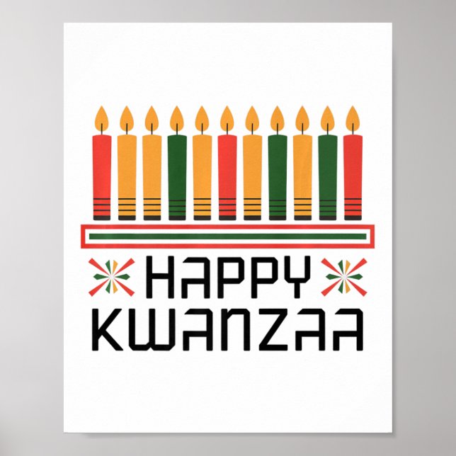 Kwanzaa Celebration Ideas Unity In Kwanza Happy Kw Poster (Front)