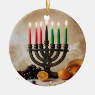 KWANZAA CERAMIC TREE DECORATION