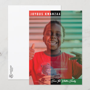 Kwanzaa Colours Photo Card