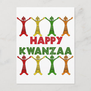 Kwanzaa Dancers Postcard
