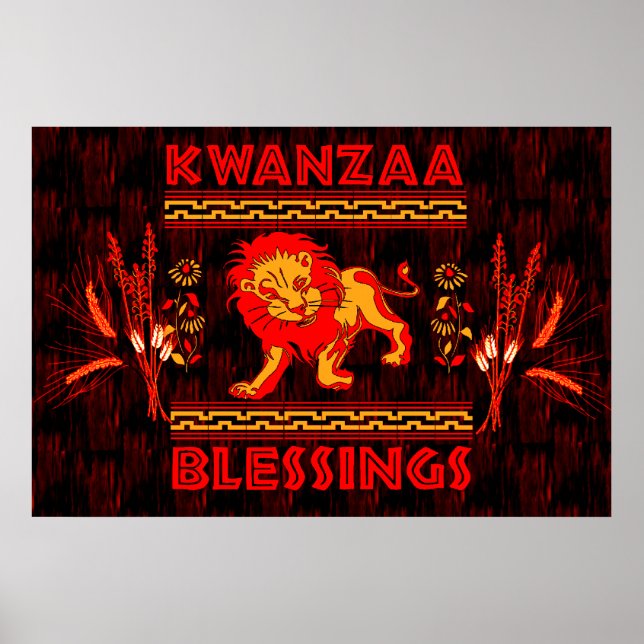 Kwanzaa Dancers Poster (Front)