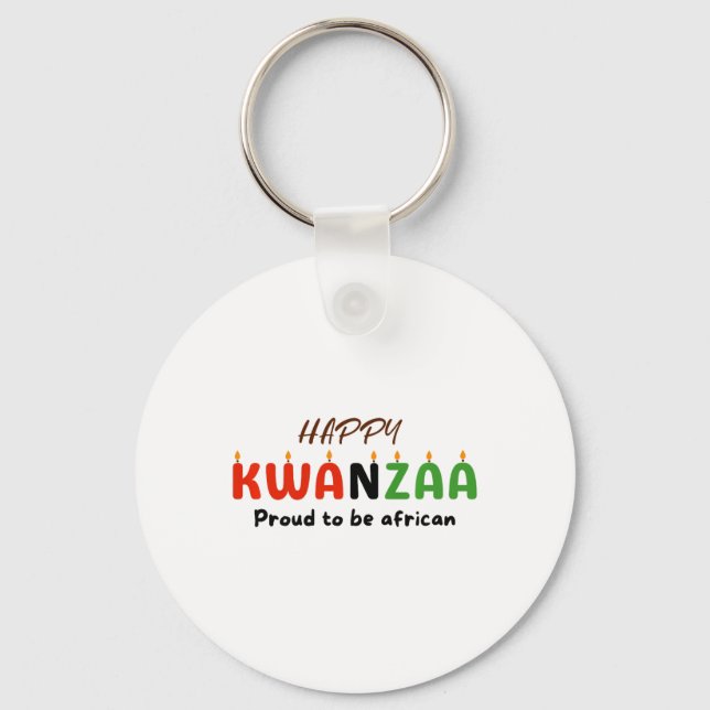 Kwanzaa Day  Key Ring (Front)