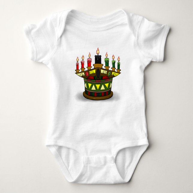 Kwanzaa first fruits baby bodysuit (Front)