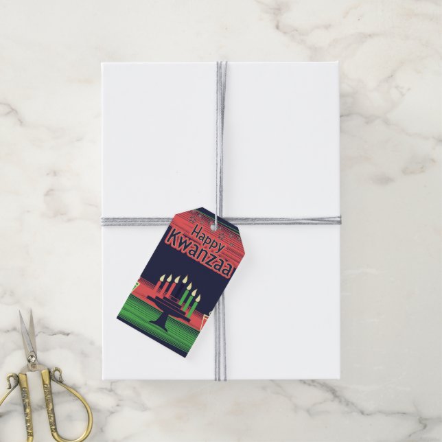  Kwanzaa Gift Tags (With Twine)