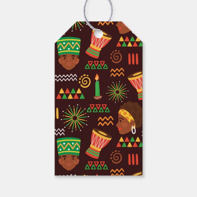Kwanzaa Gift Tags (Front)