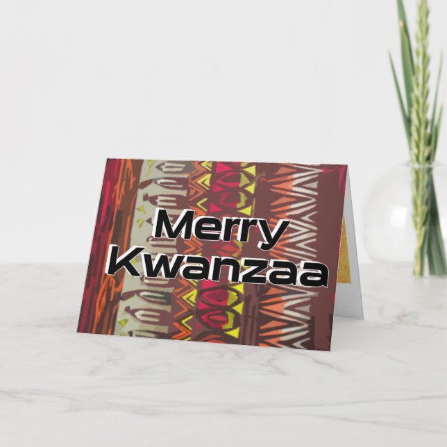 Kwanzaa Greeting Card (Front)