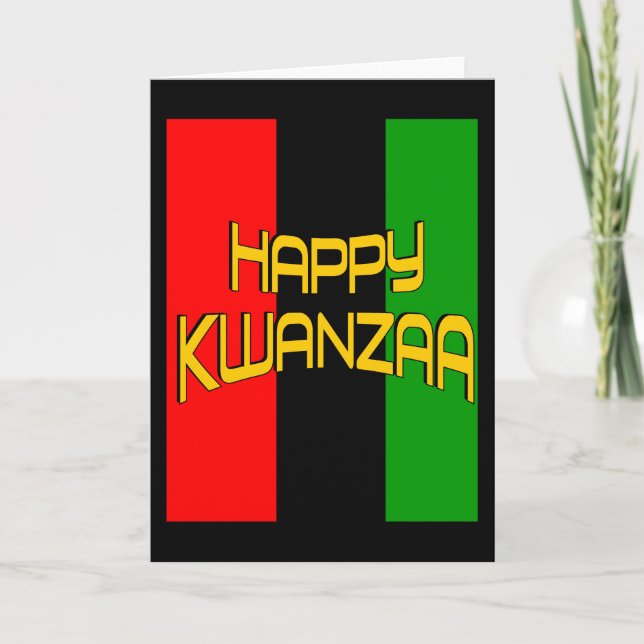 Kwanzaa Greeting Card (Front)