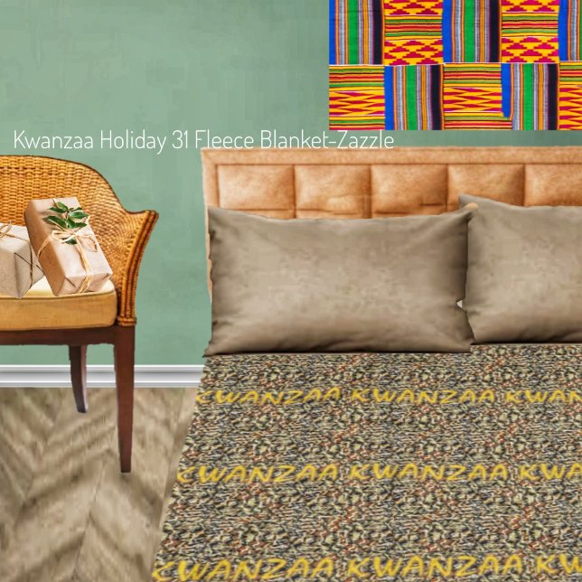 Kwanzaa Holiday-31 Fleece Blanket (Creator Uploaded)