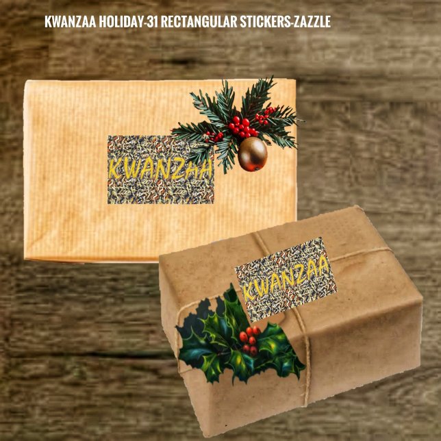Kwanzaa Holiday 31 Rectangular Sticker (Creator Uploaded)