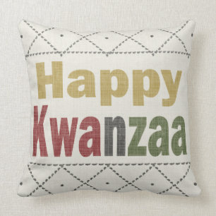 Kwanzaa Home Decor Throw Pillow