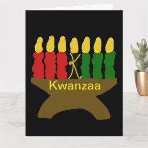 Kwanzaa Kinara  Card