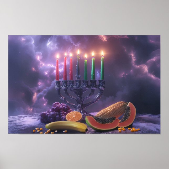 KWANZAA - KINARA - MISHUMAA SABA -  POSTER (Front)