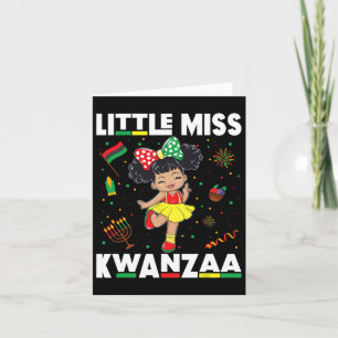 Kwanzaa - Little Miss Kwanzaa  Card