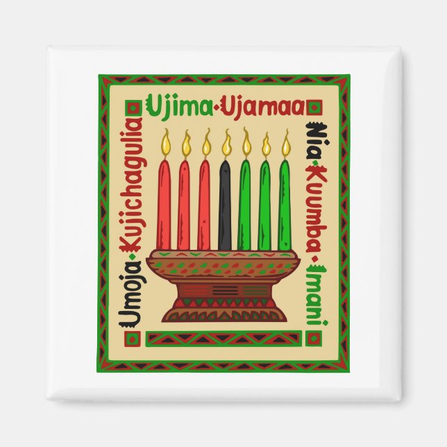 KWANZAA MAGNET (Front)