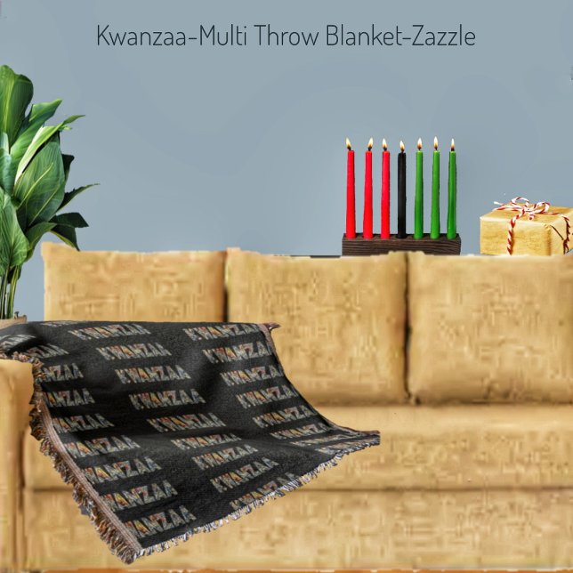 Kwanzaa- Multi Throw Blanket (Creator Uploaded)