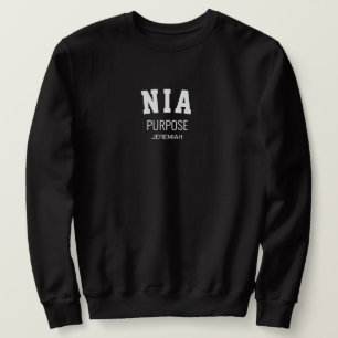 Kwanzaa NIA Purpose Personalised Sweatshirt