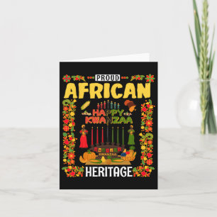 Kwanzaa Outfit Idea For Women &amp; Novelty Kwanza Card