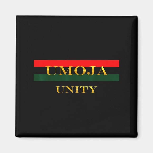 Kwanzaa Pan-African Umoja Day Magnet (Front)