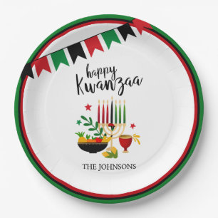Kwanzaa Paper Plate