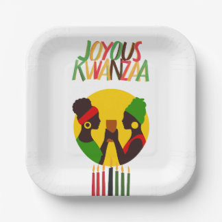 Kwanzaa Paper Plates and Bowls