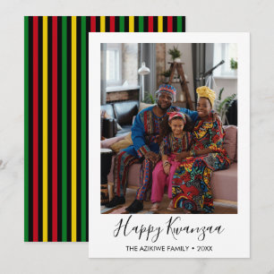 Kwanzaa Photo Holiday Card