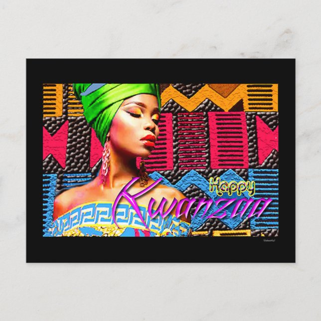  Kwanzaa Postcard (Front)