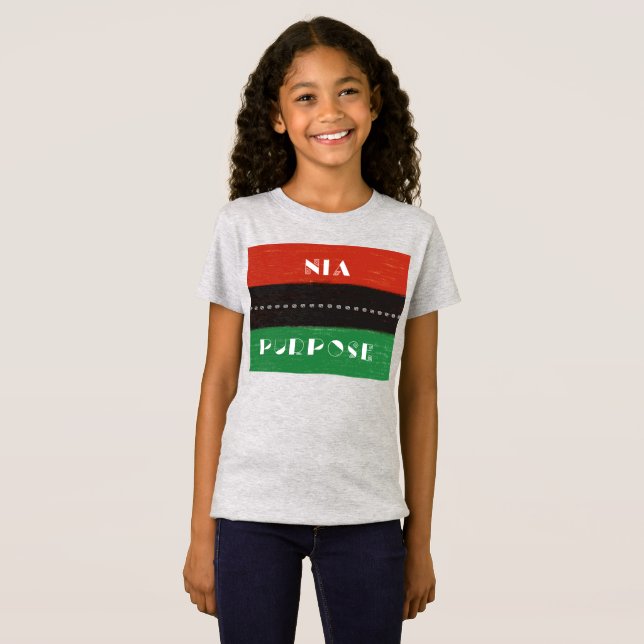 Kwanzaa Principles Nia | Purpose T-Shirt (Front Full)