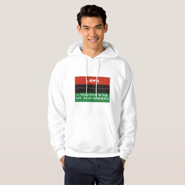 Kwanzaa Principles Ujima  Hoodie (Front Full)